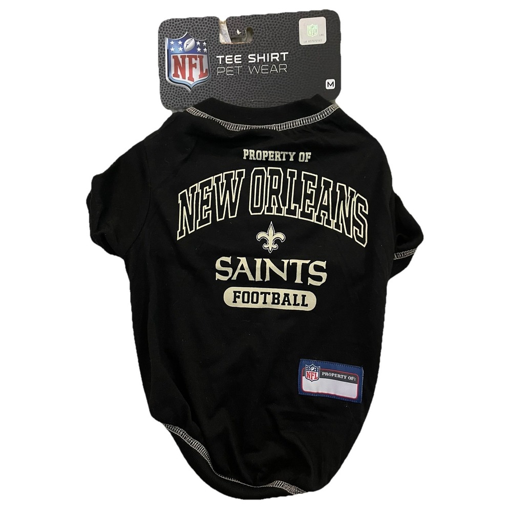 New Orleans Saints Football Nfl Dog‎ T-Shirt Size Medium